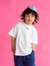Raglan Boxy Tee - White