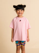 Raglan Boxy Tee - Pink