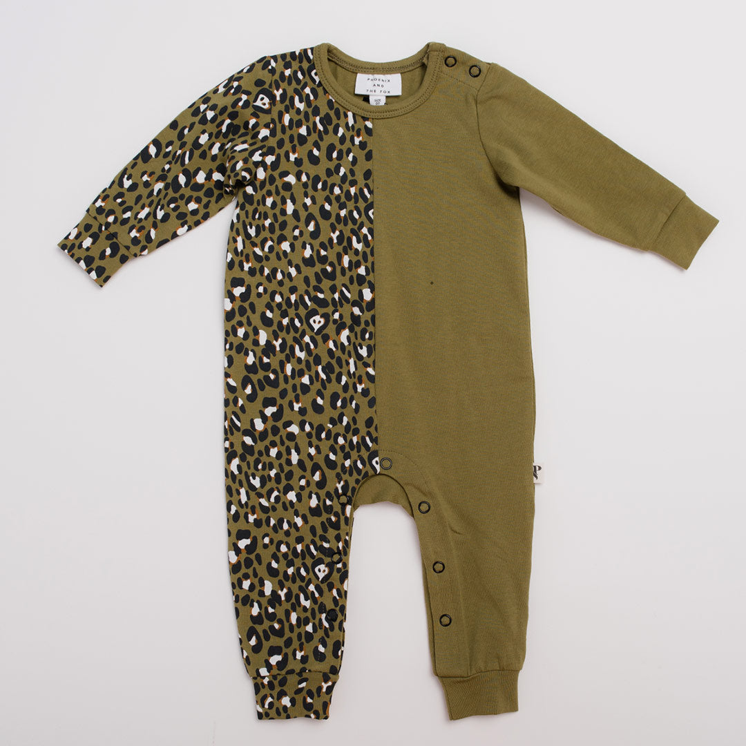 Knoxville Romper - Jungle Leopard