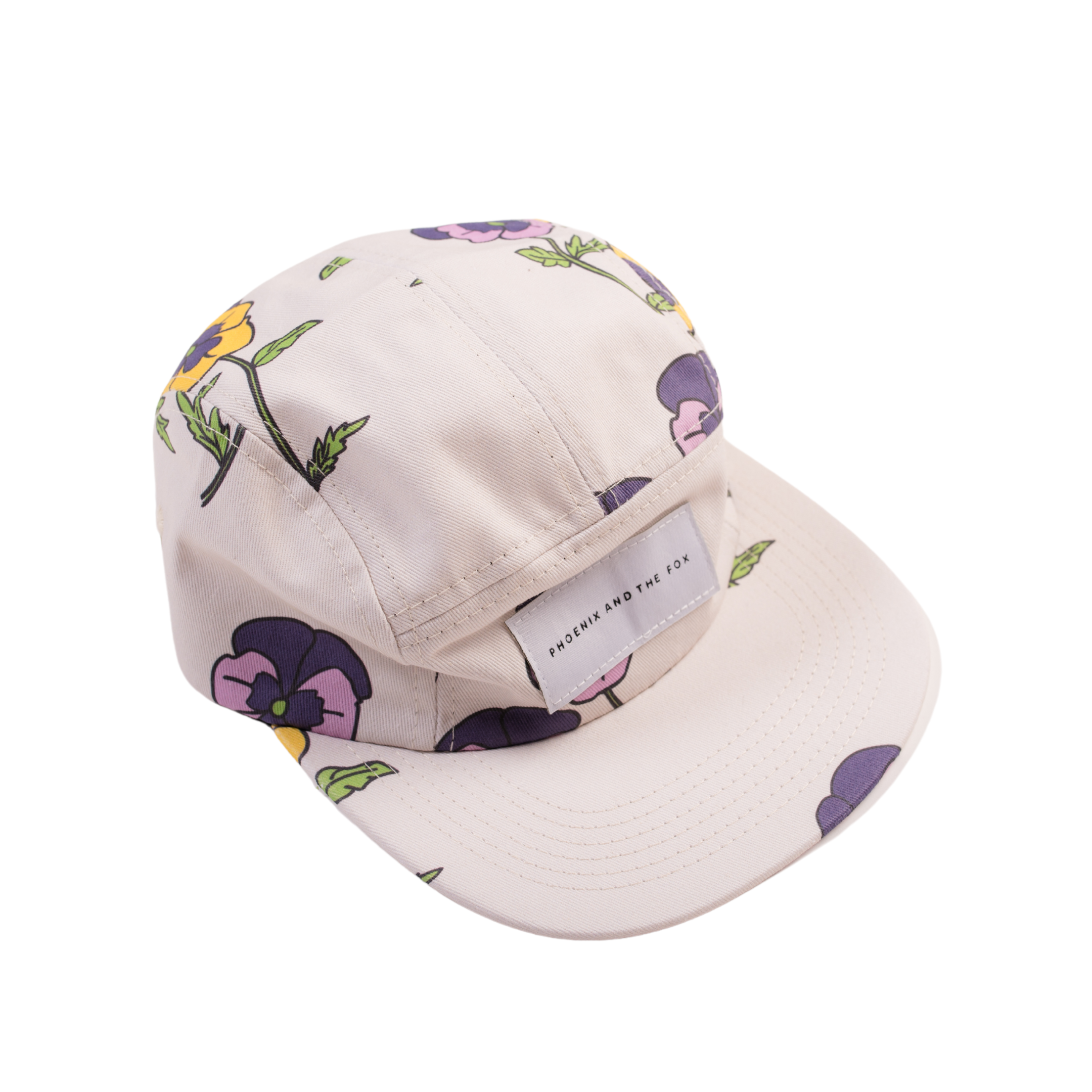 Limited Edition Five Panel Cap - Pansies