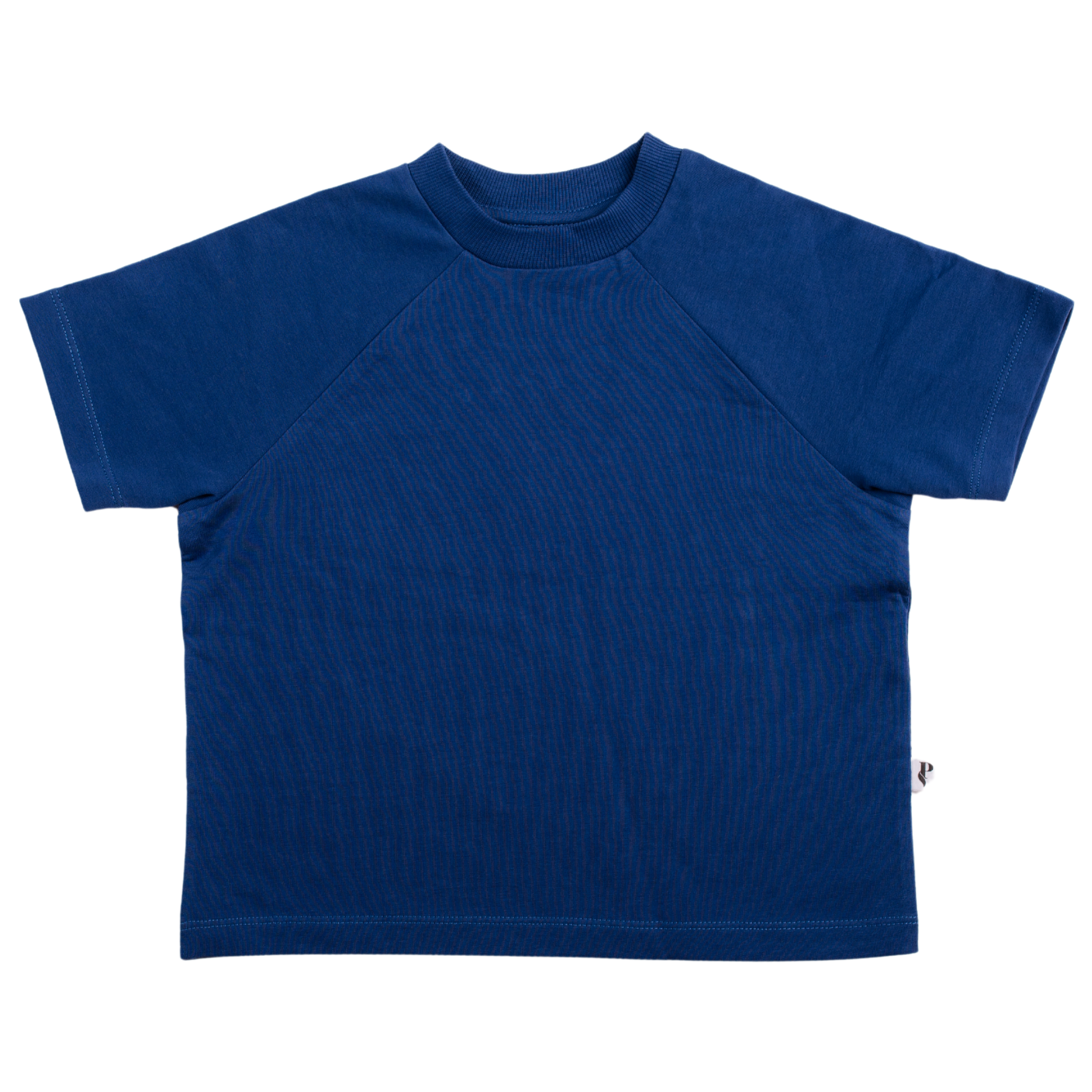 Raglan Boxy Tee - Navy
