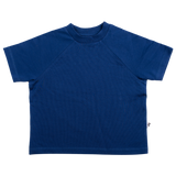 Raglan Boxy Tee - Navy