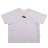 Raglan Boxy Tee - White