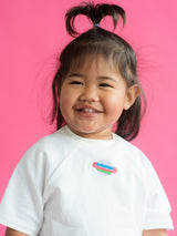 Raglan Boxy Tee - White