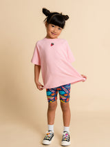Raglan Boxy Tee - Pink