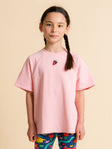 Raglan Boxy Tee - Pink