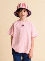 Raglan Boxy Tee - Pink
