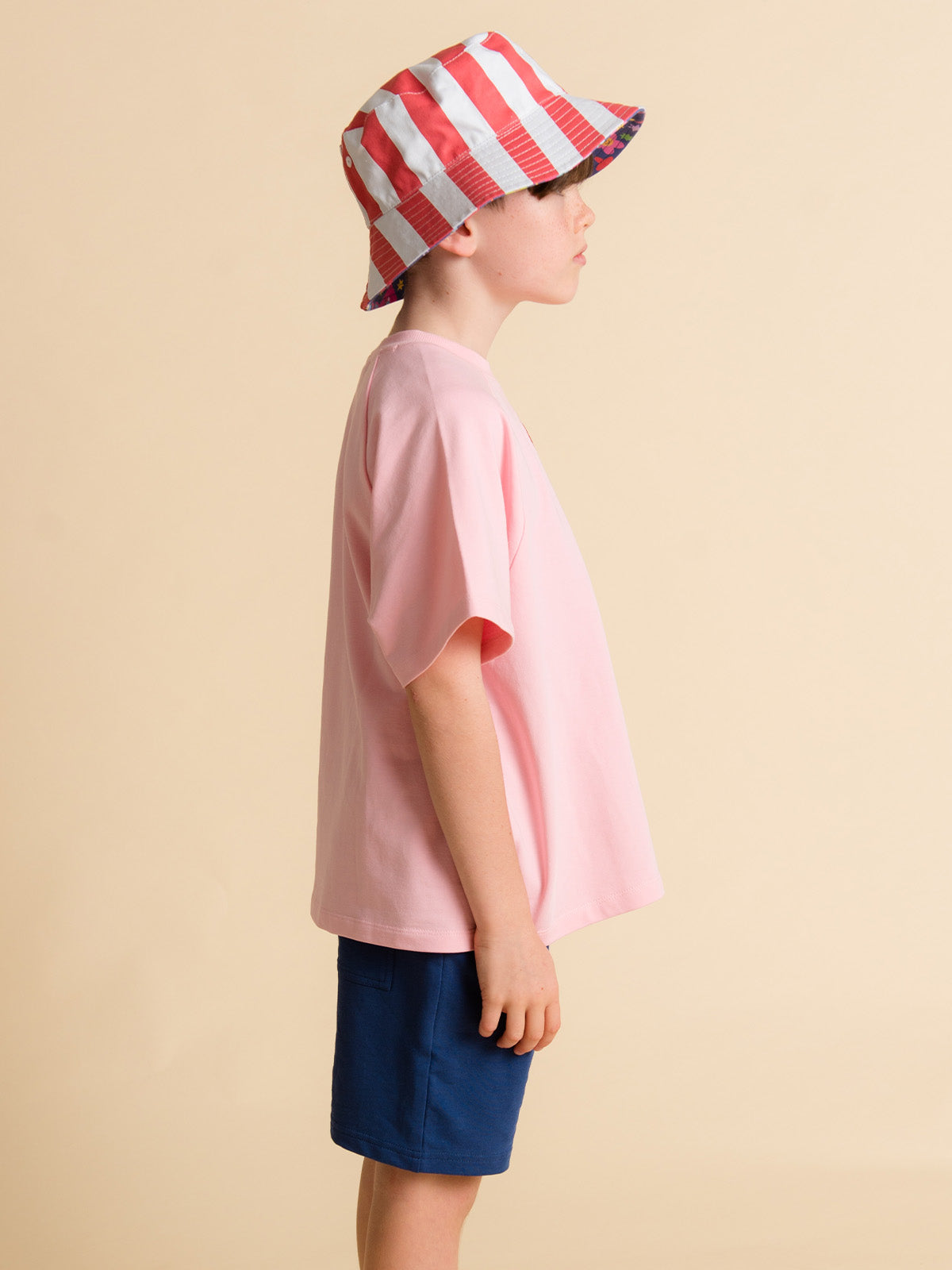 Raglan Boxy Tee - Pink