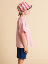 Raglan Boxy Tee - Pink
