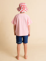 Raglan Boxy Tee - Pink