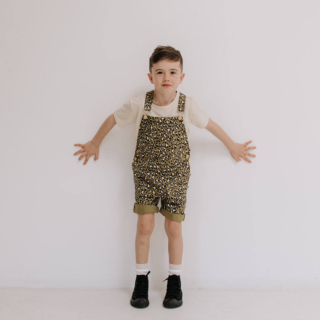 Overalls - Jungle Leopard