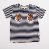 Classic Tee - Stripe with Tigers