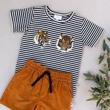 Classic Tee - Stripe with Tigers